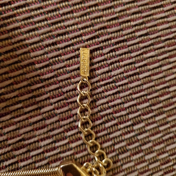 Napier Interlocking Ring Triple-strand Necklace - Picture 3 of 5